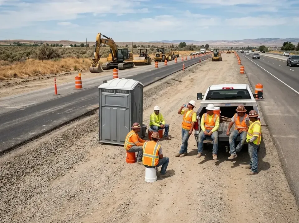 highway-road-construction-crew-007 — frequently asked questions, Porta Potty and Restroom Rentals in Oak View, CA
